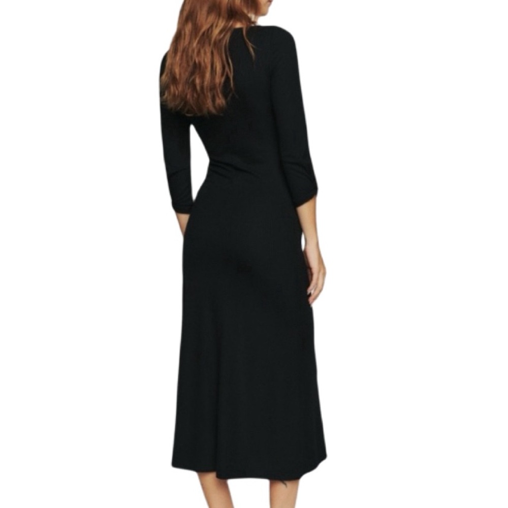 NWT Reformation Belmont Knit Black Dress - Sz M and XS - Picture 2 of 11